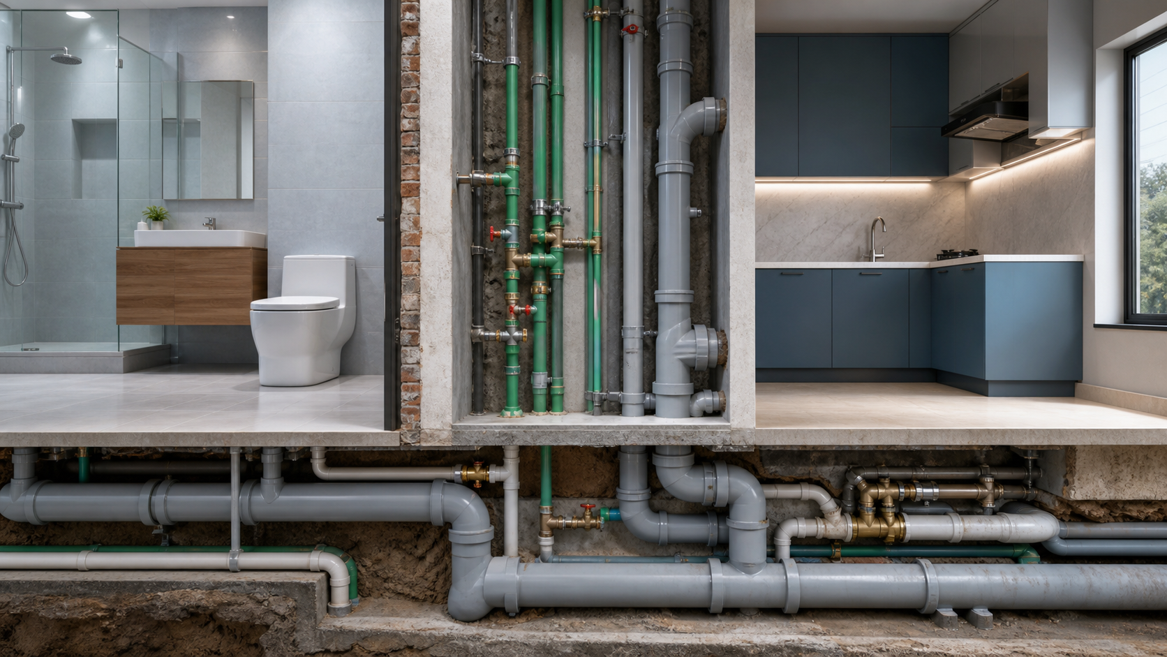 Plumbing Work - View 1